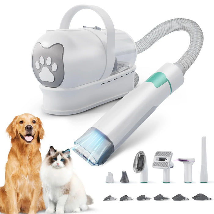 Fellpflege-Set für Hunde 7-in-1, mit Sauger